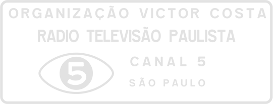 Logotipo da Organizações Victor Costa, Canal 5, São Paulo.